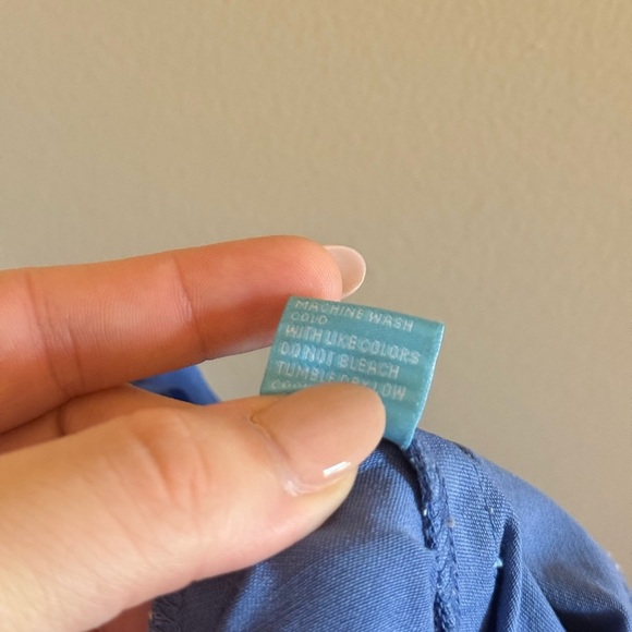 J‎ McLaughlin • Knee Length Scallop Skirt Stretchy Blue Sz 4 Tennis Pickleball - Picture 9 of 10